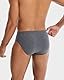 FORVEVO 7er Pack Herren Slips Baumwolle, Atmungsaktive Unterhosen Männer, Klassischer Weich Unterhosen mit Tasche, Stretch, Ohne Etikett(L,Schwarz&Marine&Grau)