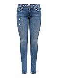 Jeans ONLY Damen Jeans Hose ONLCoral Life 15212832 Dark Blue Denim 33/32