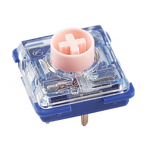 YMDK Kailh Deep Sea ロープロファイル ピンク アイランドチョック 90個 V2 サイレントスイッチ 1353 RGB MINI リニアカスタム DIY スイッチ メカニカルキーボードノートパソコン用