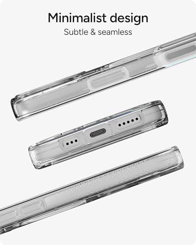 ZAGG Crystal Palace Case with Kickstand for iPhone 17, Clear | Drop Protection (13ft/4m), MagSafe Charging Compatible, ClearGuard Anti-Yellowing Technology, Scratch Resistant Phone Case - image 5