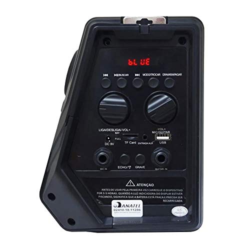 Caixa Amplificada Amvox,ACA 110 Black,