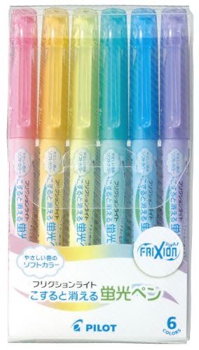 PILOT フリクションライト ソフトカラー 6色セット