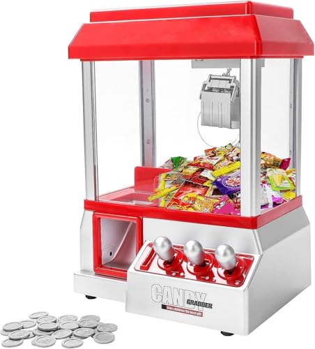 KingSaid Distributeur Bonbon – Machine à Bonbons Candy Grabber Mini Coin...