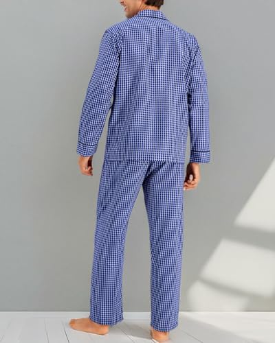 Image of Hanes Men's Woven Plain-Weave Pajama Set