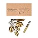 Countersink Drill Bit, Baban Countersink Drill Bit Set 6 Pcs 1/4'' Hex Shank HSS 5 Flute Countersink 90 Degree Center Punch Tool Sets For Wood Quick Change Bit 6mm-19mm Only Sold By Moworve