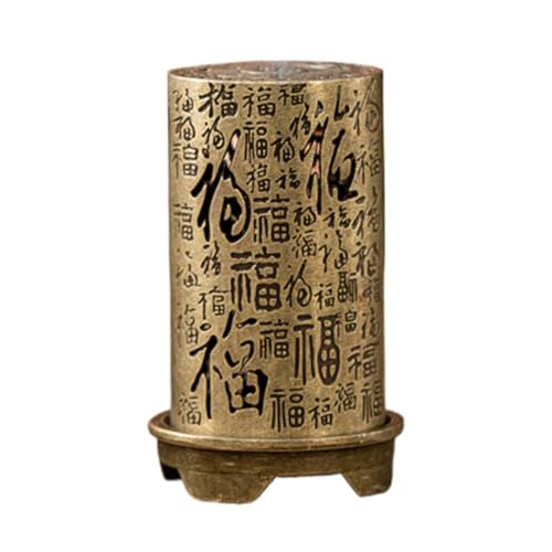 Quemador De Incienso Chino,Ceniza Vertical de Aleación de Zinc - Decoración para Ceremonia Restaurante Hotel Iglesia Meditación