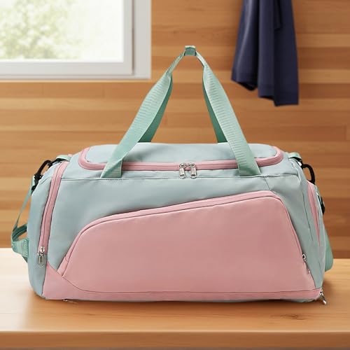 Mochila deportiva con compartimento para zapatos separador de ropa húmeda 2