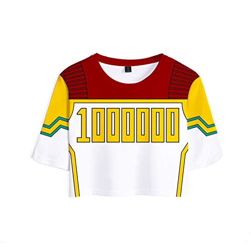 Disfraz animadora My Hero Academia Bakugou con falda cómoda que no pica 3