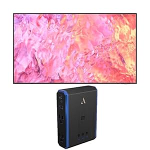 SAMSUNG QN50Q60CAFXZA 50 Inch QLED 4K Quantum HDR Dual LED Smart TV with a 5S-PS4-US1 4-Outlet Power with Omniport USB (2023)