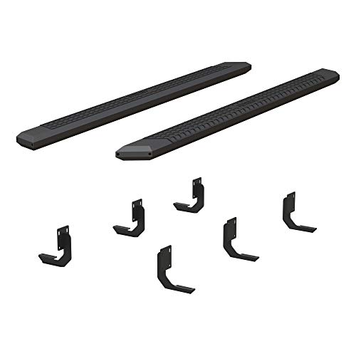 Estribos de aluminio Negro ARIES 91 pulgadas para camionetas miniatura 2