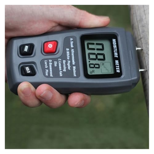 木材水分計テスター湿度 LCD付き 木製床壁紙ハンドツール漫画測定,迅速検査