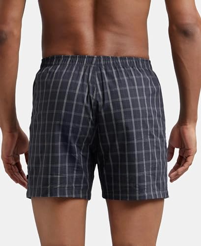 Image of Jockey 8222 Men's Super Combed Mercerized Cotton Woven Printed Inner Boxers with Ultrasoft and Durable Inner Waistband (Pack of 2)
