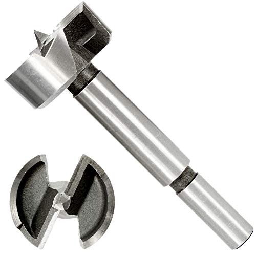 1 Premium Forstnerbohrer 36 mm Ø präzisionsgeschliffen mit Zentrierspitze 90 mm lang, mit 10 mm dickem abgesetztem Schaft Cover