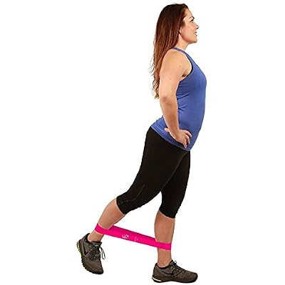Fit Simplify 10 Inch Resistance Loop Exercise Bands, Set of 5, Assorted Colors