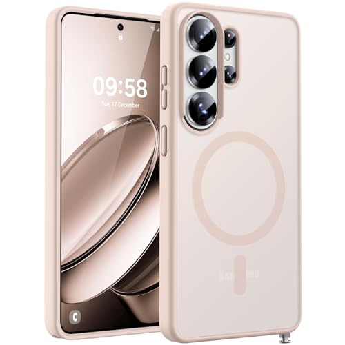 Image of TOCOL for Samsung Galaxy S26 Ultra Case, Compatible with Magsafe, Built-in Magnets, Drop Protection, Slim Translucent Matte for S26 Ultra Phone Case 6.9 inch (Desert)