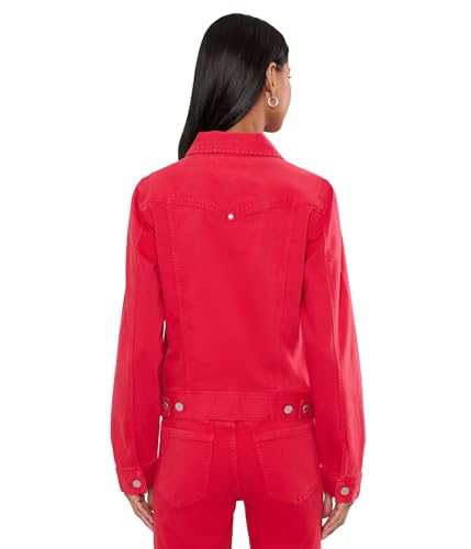Image of Liverpool Classic Denim Jacket in Stretch Slub Twill