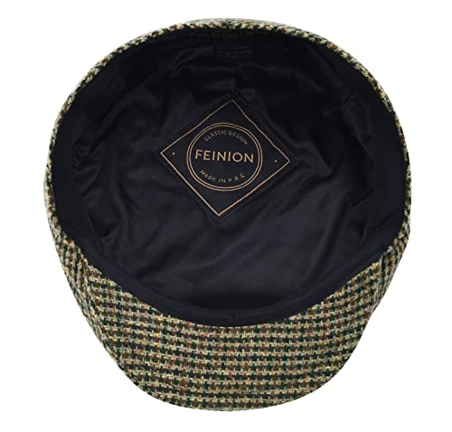 Image of FEINION Men's Wool Tweed Newsboy Ivy Cap Gatsby Golf Flat Hat