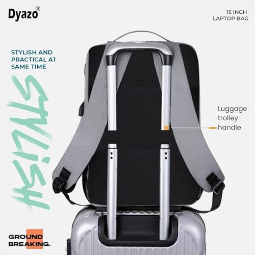 Image of Dyazo Slim 15.6 inch water resistant Laptop Backpack Business Notebook computer bag suitable for office College School Men & Women