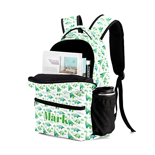 Watercolor Dinosaur School Backpack School Bag for Girls Boys Children Kids4