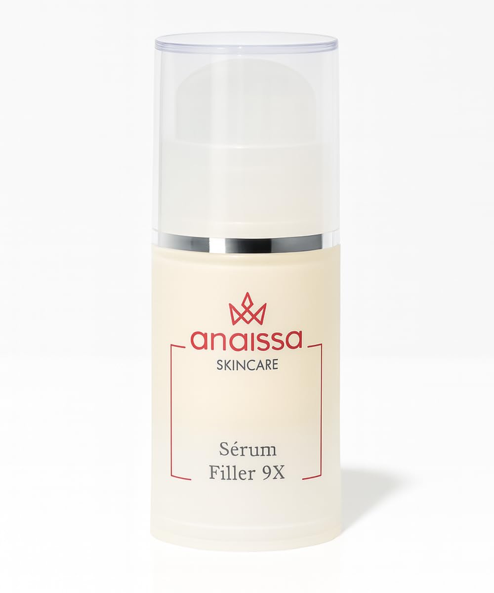 Anaissa Contorno de Ojos Rejuvenecedor Filler 9 – Gel Crema Antiedad con Ácido Hialurónico, Efecto Lifting, Reduce Bolsas, Ojeras y Arrugas – 15 ml