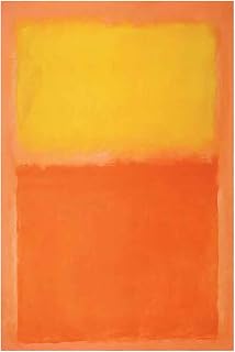 Mark Rothko Color blocks Canvas Abstract Picture Canvas Painting Poster Print for Living Room Bedroom Office Home Decor(Unframed,（50x75cm）20x30inch)