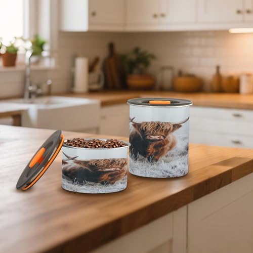 Envase Hermético de Acero Inoxidable para Café 900 ml miniatura 6