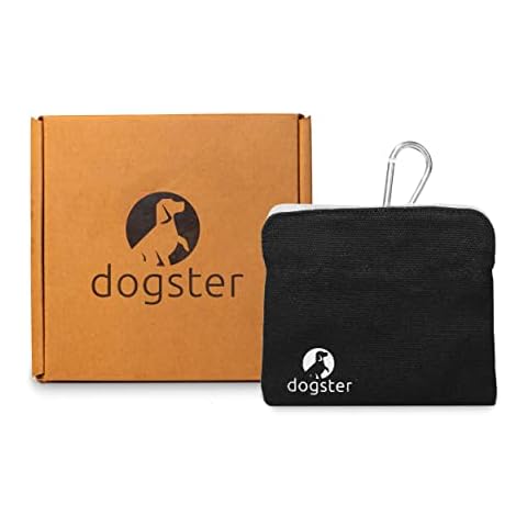 DOGSTER® Leckerlibeutel für Hunde - Leckerlis immer dabei - Snackbeutel - schneller Zugriff auf Belohnung - inklusive Karabiner - Leckerlitasche Cover