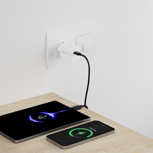 Image of amazon basics 65W Type C Port Charger | Speed Technology | Laptop & Mobile Charging Support | GaN Technology