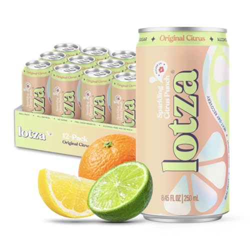 Lotza Sparkling Non-Alcoholic Drink with Real Fruit & Electrolytes