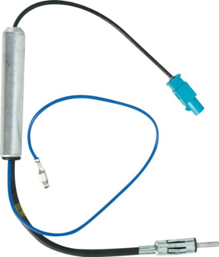 Adaptateur antenne Golf 5 avec amplificateur de signal radio stéréo auto