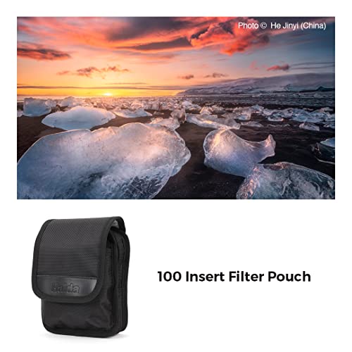 Haida Filter Case Camera Lens Filter Insert Filter Pouch For 6Pcs 100Mm Insert Filters And 1 Holder Water-Resistant Dustproof Filter Protection Storage Bag Placing Lens Accessories #TOP4