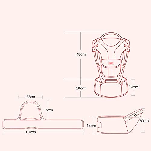 NJ Babydrager- Baby-transportermachine, multifunctioneel, universeel, ergonomische babydrager geschikt voor 0 tot 48… - Image 3