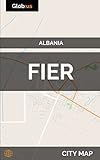 Fier, Albania - City Map [Idioma Inglés]