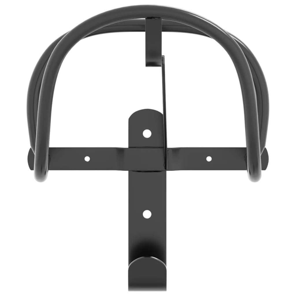 Supporto per briciole da parete in ferro verniciato a polvere nero, 23 x 17,5 x 29 cm, per sella, bricce, cavezza, redini e attrezzi per la pulizia, ordine per stalla e fienile
