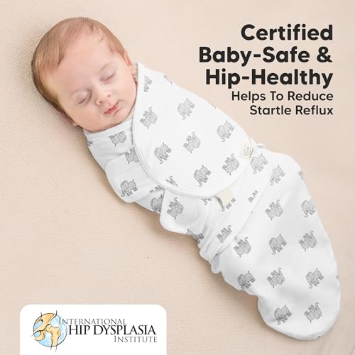 Image of Baby Swaddle Sleep Sacks with Zipper - 3-Pack Swaddles for Newborns 0-3 Months, Infant, Baby Girls, Boys, Soft & Durable Newborn Sleep Sack, Easy Diaper Change Swaddling Blanket (The Wild 2, OS)