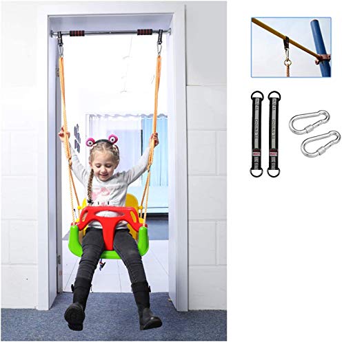 Image of RedSwing 3-in-1 Baby Swing Seat, Toddler Swing, Anti-Flip Snug & Secure Detachable Infants to Teens Kids Swing Seat for Outside Playground, Green