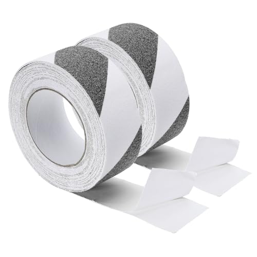 Image of PATIKIL Anti Slip Traction Tape 10.94 Yards x 2 inch, 2 Pcs Adhesive Grip Tape Safety Non Skid Tread Tape for Floor Wall Walk Stairs Steps Scooter Deck, Multicolored
