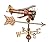 Good Directions Biplane with Arrow Weathervane, Includes Roof Mount, Pure Copper, Airplane Weathervanes, Aviation Décor