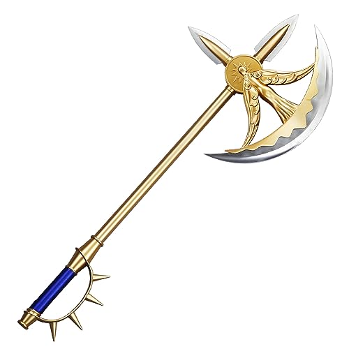 Munetoshi 46.5 Inches Stainless Steel Rhitta Escanor Lion Pride Sin Axe Anime Manga Decoration