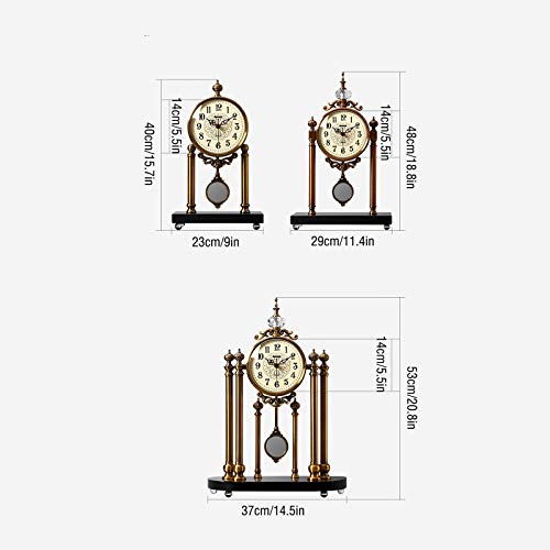 Reloj de escritorio para dormitorio y comedor con diseño creativo elegante 3