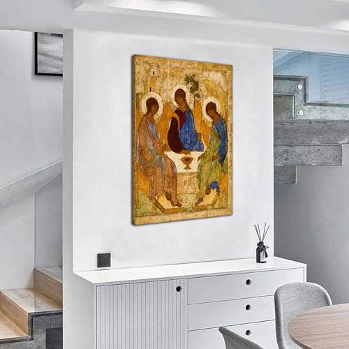 Sainte Trinité Roublev tableau sur toile cadeau culturel idéal - 4