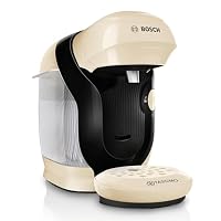 Bosch Tassimo Style friendly Kapselmaschine TAS117E, über 70 Getränke, geeignet für alle Tassen, vollautomatisch, nachhaltig, platzsparend, 1400 W, crema – Ansicht 1