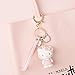 PaPiJoJo Cute Keychain Kawaii Anime Keychain, Hello Kitty, My Melody,Kuromi,Keroppi, Badtz-Maru, Cinnamoroll, Pompompurin