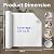 40" x 100' Temporary Floor Protection Roll, Self-Adhesive Hardwood Floor Covering & Plastic Drop Cloth for Tile, Heavy Duty Carpet Protection Film for Painting, Renovation and Construction (333 sq ft)