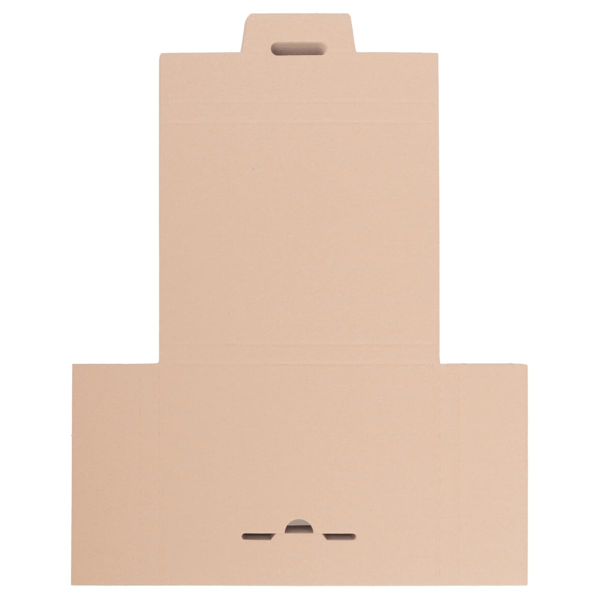verpacking embalaje para calendarios 245 x 160 x 20 mm marrón [tamaño y cantidad seleccionables] tipo de plegado simple KV-1 caja plegable cajas para carta grande 100 unidades