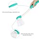 Bottom Bum Wiper, Selbsthilfe Toilette Mobility Aid Selbst Wischen, langer Griff Reach Comfort Bottom Wiper Holder Toilettenpapier Tissue Grip Selbstwischhilfe für Selbstwischhygiene Einfacher