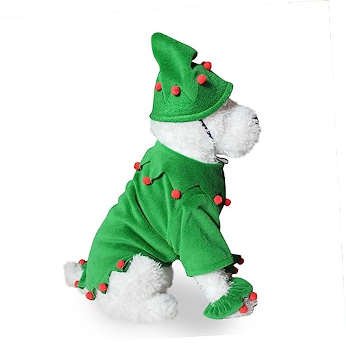 Disfraz de Navidad para Perro BESPORTBLE S Verde miniatura 5