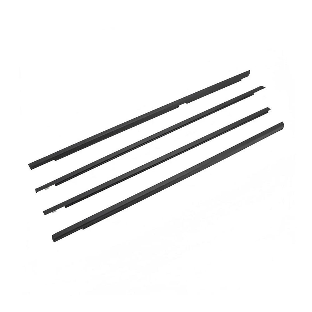 Xmsbcbcz Black Sealing Strip For Suzuki For Grand Vitara 5Dr 2009-2013 Outer Windows Rubber Weatherstrip Waterproof Pressure Sealing Belt Moulding Trim 4Pcs