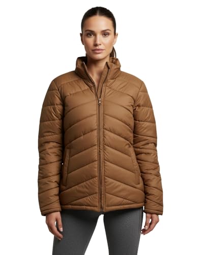 Image of FYLTR Women's Puffer Solid Color Standard Length Jacket | Winter Stylish Jackets for Women | Waterproof | Lightweight | High-Neck