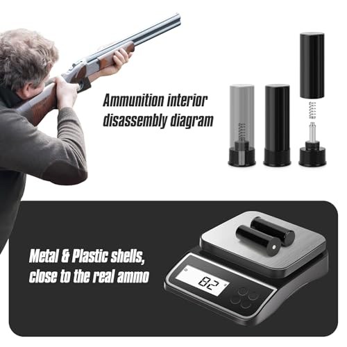 Volein Tampas de pressão de rondas de treino 12 G/calibre 20, pacote com 4 unidades de treinamento d